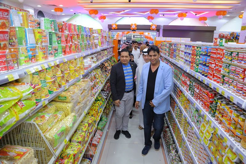 Well-stocked grocery aisles at Kabayan Hypermarket